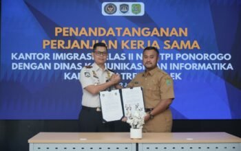 Diskominfo Trenggalek Gandeng Imigrasi Ponorogo Tingkatkan Diseminasi Informasi Keimigrasian