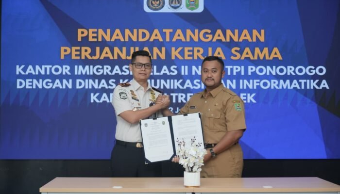 Diskominfo Trenggalek Gandeng Imigrasi Ponorogo Tingkatkan Diseminasi Informasi Keimigrasian