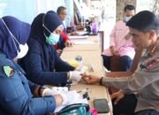 Sambut Hari Bhayangkara Ke-80, Polresta Banyuwangi Hadirkan “Kado Sehat” Melalui Donor Darah Dan Cek Kesehatan Gratis