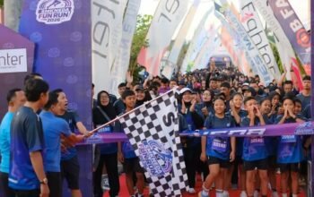 Fun Run SMKN 2 Trenggalek Jadi Media Kampanye Hidup Sehat bagi Generasi Produktif