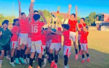 Pertandingan U 13 Asal Pulau Bali  Berhasil Mengamankan Posisi Juara 1 Dalam Pertandingan Yang Digelar Hari ini Di Lapangan Persib Sanggar