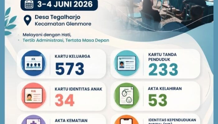 Pelayanan ADMINDUK Camping Embun Desa Tegalharjo Tembus 915 Dokumen, Antusiasme Warga Sangat Tinggi