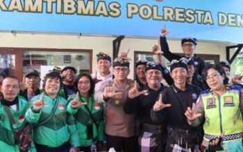 Ngopi Kamtibmas Kapolresta Denpasar Rangkul Pecalang dan Komunitas Ojol, Perkuat Sinergi Jaga Keamanan Kota