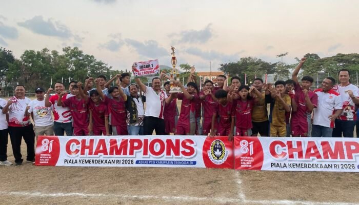 SMA Negeri 2 Trenggalek Juara Liga Pelajar Piala Kemerdekaan 2026 Usai Menang Adu Penalti