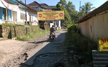 Jalan Kabupaten Songgon–Plantaran Hancur Total, Mobil dan Truk Dilarang Melintas, Warga Tagih Aksi Nyata Pemkab Banyuwangi