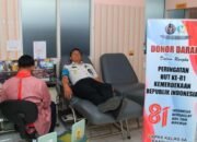 Peringati HUT ke-81 RI, Aksi Donor Darah Pegawai Lapas Banyuwangi Bantu Amankan Stok PMI