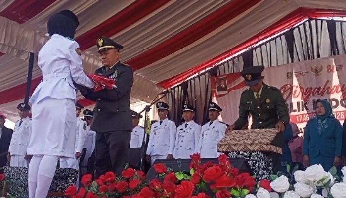 Merah Putih Berkibar di Tegaldlimo, Upacara HUT Ke-81 Kemerdekaan RI Berlangsung Khidmat
