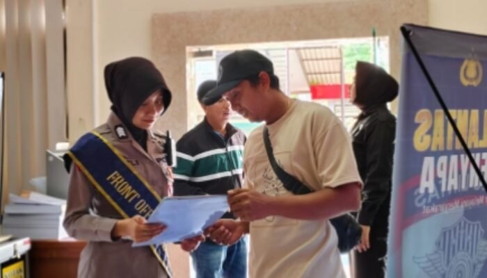 Polantas Menyapa di Samsat Jember, Urusan Administrasi Kendaraan Kini Lebih Mudah
