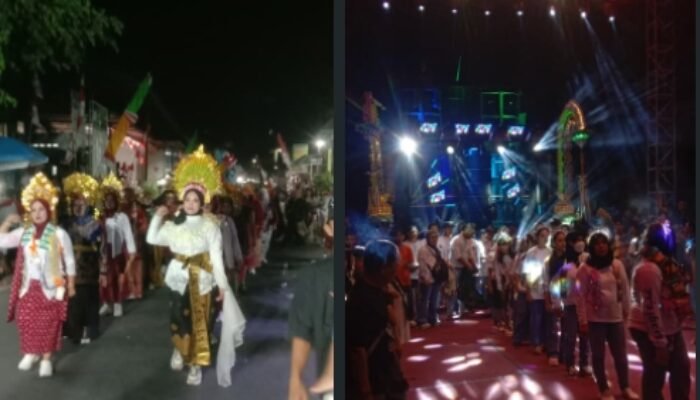 MEMPERIGATI(HUT)RI Ke-81, Pemerintah Desa Bulukandang Gelar Karnaval Diikuti 8 dusun.18 peserta