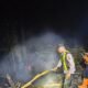 Kebakaran Lahan di Desa Banjar Trenggalek, Polisi dan Warga Bahu-Membahu Padamkan Api