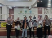 Satlantas Polres Pasuruan Bagikan Hadiah dalam rangka HUT Polantas Yang Ke-71
