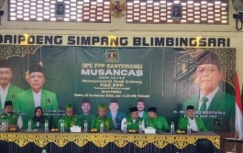 PAC PPP Se Kabupaten Banyuwangi Gelar Musancab PPP, Ratusan Anggota Hadir