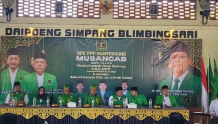 PAC PPP Se Kabupaten Banyuwangi Gelar Musancab PPP, Ratusan Anggota Hadir
