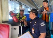 Jamin Keselamatan Penumpang, Polres Trenggalek Bersama Kemenhub Gelar Rampcheck Angkutan Umum