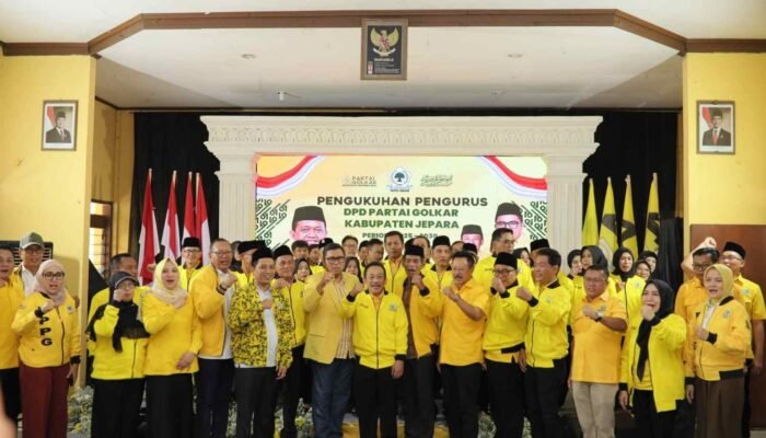 Pengukuhan Pengurus DPD Partai Golkar Jepara Periode 2025–2030 dan Rakerda Berlangsung Sukses