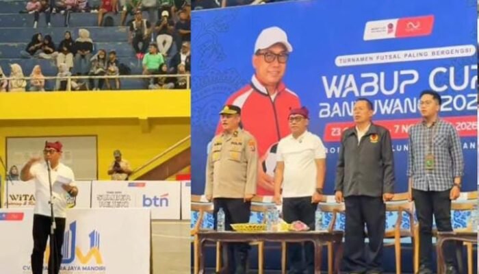 Diikuti 1.584 Pelajar, Turnamen Futsal Kategori Umum Wabup Cup Resmi Dibuka Wabup Mujiono