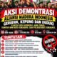 AMI GELAR AKSI DEMONSTRASI, DESAK PENEGAKAN HUKUM ATAS PENYALAHGUNAAN NARKOTIKA YANG MELIBATKAN 3 ANGGOTA DPRD DARI PARTAI GERINDRA