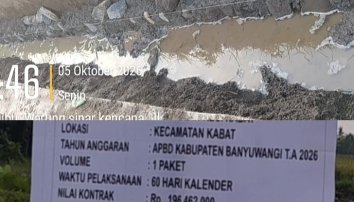 Diduga Kurang Pengawasan, Formasi: Proyek Irigasi Trowulan Harus Diperiksa Ulang!