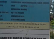 Nilai Kontrak Rp1,48 Miliar Belum Tuntas, LIRA Jember Desak Tindak Tegas Kontraktor